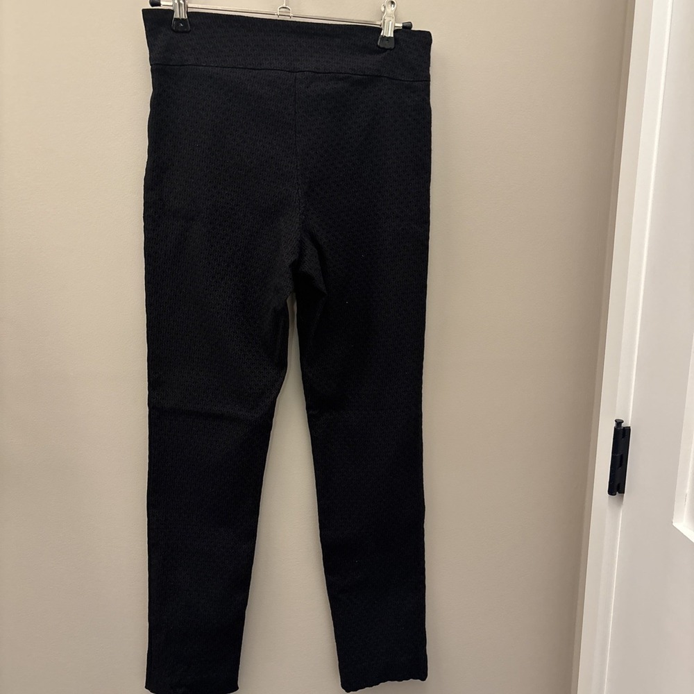 Margaret M Slimming Pants Black Pull-On Stretch Size Small Classic Tapered Leg - Picture 8 of 10